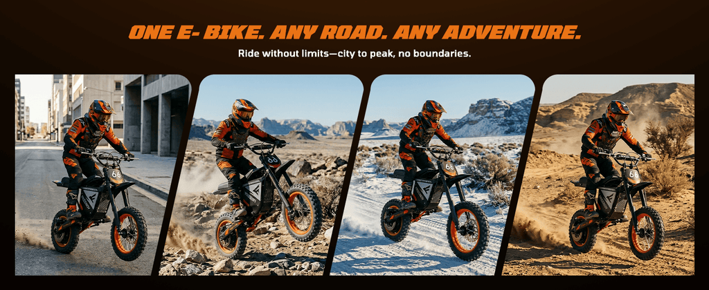 Y66 Electric Dirt Bike for Teens & Adults, 3000W Peak Ebike, 48V 30Ah, 31MPH & 30Mile Electric Motorcycle, 12"/10" Off-Road Tire E-Bike, Hydraulic Disc Brake, Full Suspension