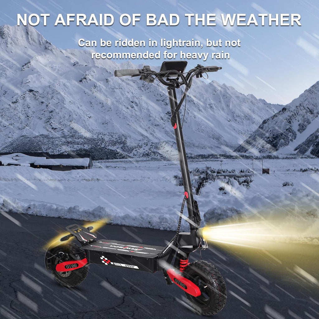 DOF Electric Scooter for Adults, 48V 13Ah Battery 1200W Rear-Wheel Drive, 11" Tubeless Off-Road Tires, Disc Brake System, Enhanced Shock Absorption, 3-Speed Modes, Finger Throttle, Key Lock Anti-Theft - image 8