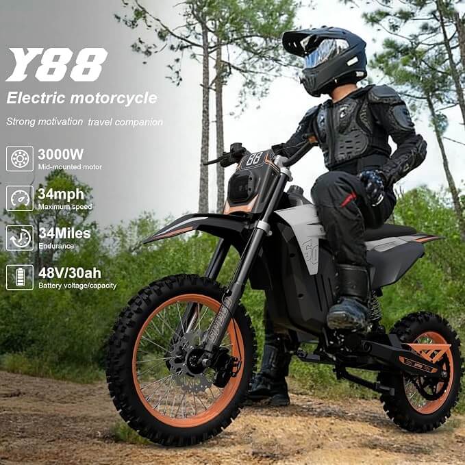 Y88 Electric Dirt Bike for Teens 14+