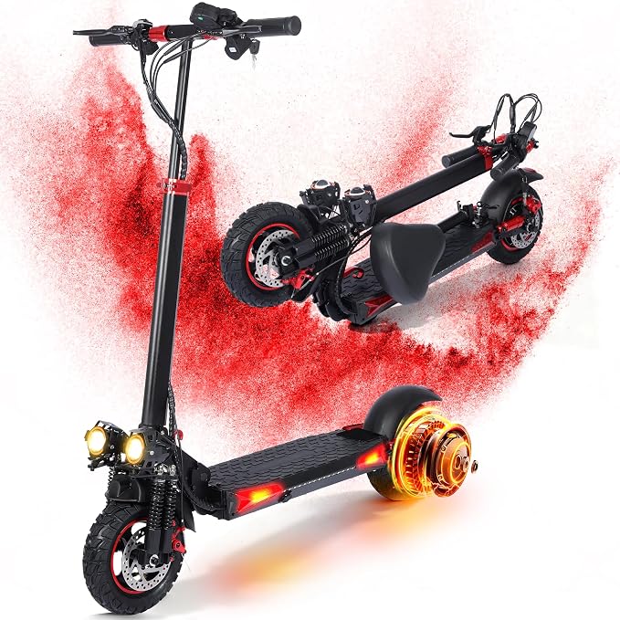 DOF 1600W/1200W Motor Electric Scooter for Adults, Dual Disc Brakes & Suspension, 48V 21Ah/18Ah Long Range Battery, Up to 31 MPH, 37+ Miles, 11" Off-Road Tires, E-Scooter Foldable Commuter Dirt - image 10